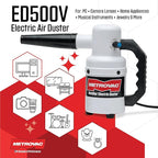 METROVAC Electric Duster with Variable Speed Control - ED-500V, Powerful Computer Blower/Cleaner
