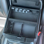 PIMCAR Center Console Organizer for 2023 2024 2025 2026 Ford F250 F350 F450 F550 Super Duty | Custom Fit Insert Compatible with Factory Tray (Fits Bucket Seats) - One Tray