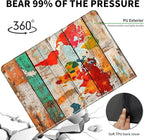 for Kindle Paperwhite Case,6" Kindle Paperwhite 4 10th Generation Case 2018 & Kindle Paperwhite Signature Edition,Leather Slim Adjustable Stand Cover Auto Wake/Sleep,Wood World Map