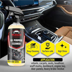 All Purpose Car Cleaner – Professional Multi-Surface Car Interior & Exterior Cleaner for Wheels, Carpets, Seats, Dashboard, Engine Bay – Heavy-Duty Formula – 500 ml