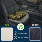 Season Guard Tailbone Pain Relief Office Chair Seat Cushion, Memory Foam Gel Seat Cushion for Sciatica Pain Relief with Washable Cover, Butt Cushion for Long Sitting, Velvet, Mossy Oak