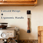 Belongtous Coffee Grinder Cleaning Brush, Fluffy & Soft Bristles Coffee Brush and Walnut Wood Handle, Espresso Machine Brush Cleaner Tool for Barista Home Kitchen