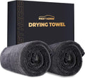 2-Pack Microfiber Car Drying Towel – Extra Large 24” x 36”, Streak-Free, Scratch-Free, and Ultra-Absorbent for Effortless Car Detailing