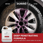 Honest Wash Iron Remover Car Detailing – Powerful Solution for Dissolving Brake Dust, Dirt, and Grime | Visible Reaction for Deep Cleaning | Safe for All Wheel and Surface Types (128 Fl Oz)