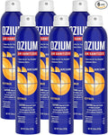 Ozium Air Sanitizer Spray - Room Odor Eliminator for Home, Car, and Office - Citrus - 8 oz Can - 6 Pack
