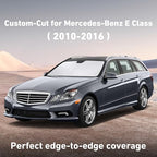 EcoNour Windshield Sunshade Compatible for Mercedes-Benz E-Class 2010-2014 2015 2016, Sun Visor for Front Windshield & Window Sun Shade Cover, UV Heat Blocker & Protector, Car Accessories