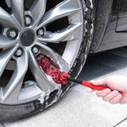 ITTAHO 4 Pack Car Wash Brush Wheel Cleaning Woolies Brush Detailing Brush and Stiff Tire Brush Tires Wheel Brushes for Cleaning Wheels for Wheels, Rims, Carpet, Truck, SUV, Moto, RV, Motorcycle