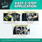 Gottom Wheel & Tire Cleaner - 128 oz – Professional Concentrated Rim & Tire Spray, Fast Acting Brake Dust Remover, Safe for All Surfaces, Brake Dust Cleaner, Grime Remover