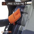 Suds Lab Oversized Scrub Pad – Heavy Duty Car Wash and Interior Cleaning Mitt for Auto, Upholstery, and Detailing | Durable, Scratch-Free Cleaning Tool