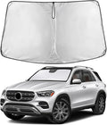 EcoNour Windshield Sunshade Compatible for Mercedes Benz GLE 350 450 2012-2024 2025 2026, Sun Visor for Front Windshield & Window Sun Shade Cover, UV Heat Blocker & Protector, Car Accessories