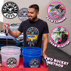 Chemical Guys CWS_402CW 14-Piece Arsenal Builder Car Wash Kit W/Foam Gun, Bucket and (5) 16 oz Car Care Cleaning Chemicals (Works w/Garden Hose) with Mr. Pink Foaming Car Wash Soap, 16 oz