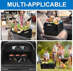 AOPHY Car Trunk Organizer, 75L Large Capacity Waterproof Auto Storage with Non-Slip Bottom Strips, Collapsible Cargo Organizer for Suv, Truck, Sedan, Portable Car Accessories for Women Men(Black)