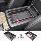 RUNROAD Center Console Organizer Tray Compatible with Nissan Altima 2019 2020 2021 2022 2023 2024 2025 Accessories, Insert Armrest Tray Secondary Storage Box Coin Holder Console Dividers, Red