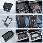 BIBIBO 3Packs 2025 2026 X3 G45 Center Console Organizer for 2025 2026 BMW X3 G45 (30 xDrive/M50 xDrive) Console Trays+ Insert Cup Holder Organizer + Armrest Hiddlen Storage Box