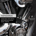 Nano Rim Protectant Spray - Easy to Use Wheel Ceramic Coating Suitable for All Rim Types - 100 ml Brake Dust Repellent for Cars & Motorbikes - Tire Shine Coating w/Self-Cleaning Effect