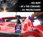22oz Graphene Ceramic Coating Detail Spray Wax - Milwaukee Muscle - The Best Protection Against Scratches, Swirls, Paint Chips, No Buff, 6 month Protection, Insane Shine, & Stronger than Car Wax