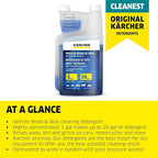 Kärcher 1 Quart Pressure Washer Vehicle Detergent and Wax - Power Washer Soap for Cars, Bikes, Trucks, Boats and More (Pack of 2)