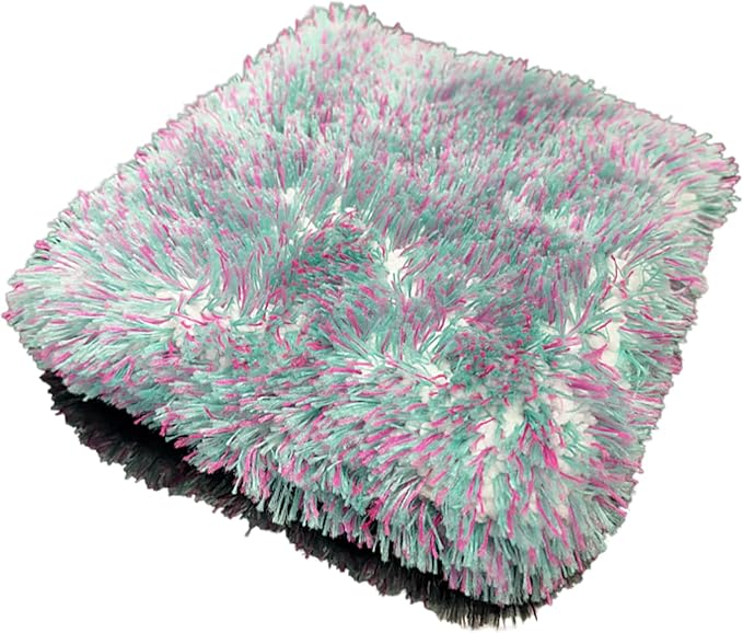 THOR Wash Boss V2: Microfiber Pad 10x10in 1000 GSM Korean-Made – Lint-Free, Heavy Duty Car Wash Sponge for Scratch-Free Detailing, Grime & Dirt Lifting – Soft & Safe on Paint, Glass & Chrome