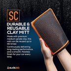 Suds Lab SC Synthetic Clay Mitt for Car Detailing – Reusable Clay Bar Mitt to Remove Paint Overspray, Water Spots, Tree Sap & Rail Dust from Paint, Glass & Plastic
