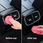 ColorCoral 2 Pack Car Cleaning Gel Reusable Auto Slime Cleaner,Rose Scent Dust Cleaning Gel Keyboard Slime for Car Interior Air Vent Cleaner, Auto Detailing kit Tools Accessories,Gifts for Men Women