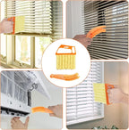 10-Pack Window Blind Cleaner Set: Includes 1× 7-Finger Detail Brush, 1× Shutter Cleaning Brush, and Replacement Heads. Efficient for Blinds, Vents, Keyboards, and More.