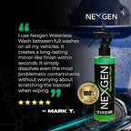 Nexgen Premium Quality Waterless Car wash & Ceramic Spray - Complete Pack for Car wash and Ceramic Coating to Get Unbelievable Shine (8oz)