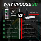 3D BDX Iron Remover – Fast Acting Fallout & Brake Dust Cleaner | Purple Color-Changing Spray for Wheels & Paint | Acid-Free | Made in USA | Car Detailing | 16 oz