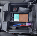 TOPINSTALL 4 Compartments Full Size Tray Compatible with 2019-2022 GMC Sierra Chevy Silverado 1500 and 2020-2023 Silverado/Sierra 2500HD 3500HD Full Console w/Bucket Seats ONLY