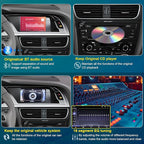 Wireless Carplay Android Auto Module Receiver Box for Audi S4 S5 A4 A5 (2009-2015 Year) for Q5 (2009-2017 Year) with 2GMMI, Carplay Retrofit Kit Decoder Adapter