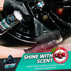 Gottom Vinyl, Rubber & Plastic Shine - 16oz, Cherry Vanilla Scent - VRP Gloss Dressing for Plastic, Car Interior & Tire Dressing, UV Protection, Plastic Restorer, Long-Lasting Gloss Finish