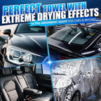 Airlab Car Drying Towel Microfiber Towels for Cars 1200 GSM Wash Auto Detailing Supplies Twist Pile Cleaning Cloth Absorbent Quick Dry Soft Loop Dry Flash Towel, 24 x 16 Inch,Pack of 1, Blue