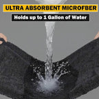 Car Drying Towel (36"x 24"/3ft x 2ft), 2 Pack Ultra Absorbent Microfiber Drying Towels for Cars, Leave No Streaks, Scratches or Water Spots, Extra Large Drying Towels Car Detailing for Cars