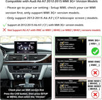 Wireless CarPlay Android Auto Mirroring Upgrade Retrofit Kit, USB Stick Playback, Compatible with Audi A6 A7 C7 2012-2015 with MMI 3G+ Version