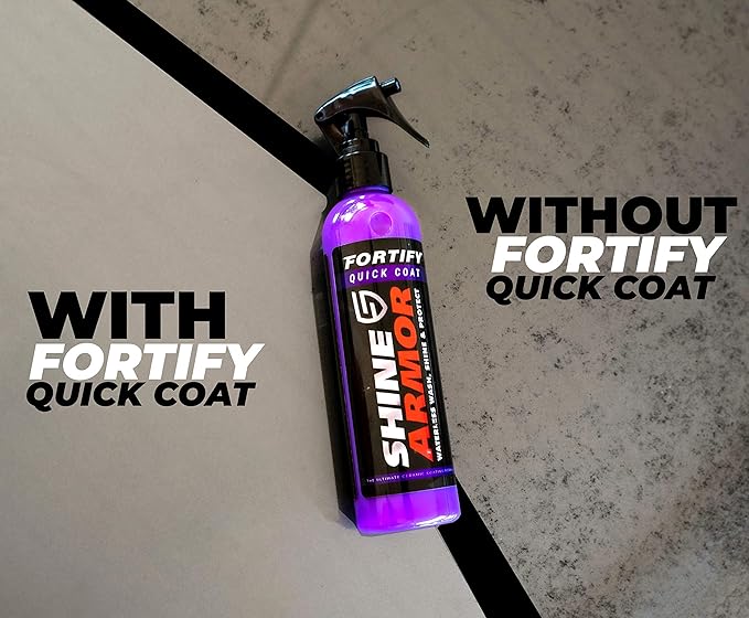 SHINE ARMOR Fortify Quick Coat & Pristine Tire Shine Gel Dressing & Cleaner