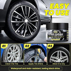 Tire Shine Gel - Ungraded Long-Lasting Tire Dressing with Wet Gloss Look Finish, UV Protection & Weather Resistant Tire Coating for Car, Truck, Motorcycle, RV - 7oz/200g
