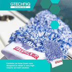 Gtechniq Marine Microfiber Wash Mitt for Boats | Ultra Low-Friction Glide, Inner Foam Core Holds High Volume of Wash Suds, Polyester Fibers Capture and Release Contaminants, Minimizes Swirls, Durable