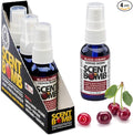 Scent Bomb Air Freshener Spray, Long-Lasting Odor Eliminator - Effective Deodorizer for Home & Car, Fresh Room Spray for Kitchen, Bathroom & Smell Neutralizer - 1 oz Pack of 4, Black Cherry Scent