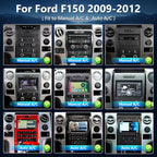 4G+64G 10.2" Radio for Ford F150 XL XLT 2009 2010 2011 2012, Wireless CarPlay Android Auto, Stereo with GPS Navigation 5G WiFi Bluetooth FM RDS DSP SWC Camera MIC
