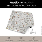 Milk Snob Disney Infant Boy/Girl Swaddle Blanket, Soft Receiving, Security and Play, Toddler Infant Newborn Bedding, Baby Shower, Baby Registry Gift (Winnie The Pooh Baby Bee) 34 * 34 inches