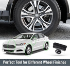 BABYSHEEP Tire Shine Applicator Brush & Interior Scrubbing Sponge for Detailing,Extra Large Automotive Tire Dressing Applicator Brush with Storage Stand for Tire Detailing & Car Wash Kit (Black)