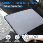 Navona 5 Pack Microfiber Car Drying Towels – Ultra Absorbent, Lint-Free Multi-Purpose Cloths for Car Wash, Bathroom Body Drying, Kitchen Cleaning & Sports Sweat Wiping