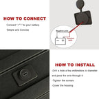 12V/24V USB C Outlet Power Socket Car Charger USB Port for Car, Bus, RV, Boat, Vehicle Boat ATV Truck Golf Cart