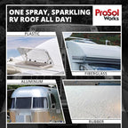 Bug Splat N' All RV Roof Cleaner 32 fl oz - RV Roof Cleaning Spray for Oxidation, Tree Sap, Bird Droppings, Black Streaks, Tough Stains & More - RV Wash for a Spotless Shine - Safe on All Surfaces