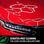 Turtle Wax Hybrid Solutions Ceramic Car Wash and Wax, Gentle pH Neutral Car Cleaner with Extreme Water Beading Paint Protection, High Gloss Spot-Free, Car Wax Shine, Fruity Scent, 48 oz (Pack of 1)