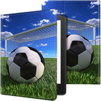for Kindle 10th Generation Case 2019 Released 6",PU Leather Cute Slim Folio Adjustable Stand Smart Cover with Auto Wake/Sleep Case for 6 Inch Kindle 10th Gen 2019,Football Field