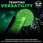 Dirty Deeds Wheel & Exterior Car Cleaning Brush | Soft Bristle Scrubber | Safe for Paint, Trim & Rims | Ergonomic Comfort Grip for Precise Detailing | Deep Cleaning | Scratch Free