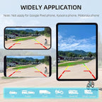 eRapta Wireless Backup Camera, WiFi Magnetic Solar Rear/Front View Camera with BSD, Li-ion Battery, Night Vision for Hitching Gooseneck Horse Boat Travel Trailer/Fifth Wheels/RV/Camper for iPhone