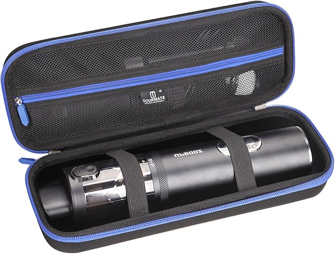 Tourmate Hard Storage Case for Upbooz/Vacuum/Minthouz/Dovety Vacuum Cordless - Travel Case for Portable Car Vacuum(Only Case)(Black & Blue)