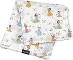 Milk Snob Disney Princess Baby Girl Swaddle Blanket, Soft Receiving, Security Bed and Play Blanket, Toddler and Infant Baby Bedding Registry and Shower Gifts, Newborn Essentials, 35x35