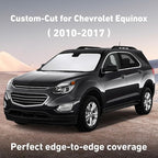 EcoNour Windshield Sunshade Compatible for Chevrolet Equinox 2010-2015 2016 2017, Sun Visor for Front Windshield & Window Sun Shade Cover, UV Heat Blocker & Protector, Car Accessories